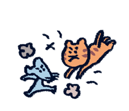PontaAndChusuke'sDailyLife sticker #14256453