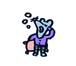 PontaAndChusuke'sDailyLife sticker #14256468