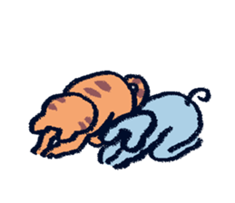 PontaAndChusuke'sDailyLife sticker #14256484