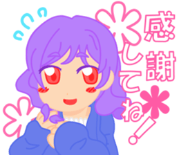 Tsundere JK Konoha tyan sticker #14256569