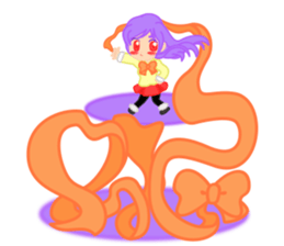 Tsundere JK Konoha tyan sticker #14256580