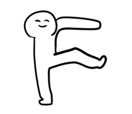 Alphabet formed by human(s) sticker #14256683