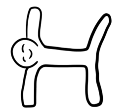 Alphabet formed by human(s) sticker #14256685