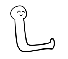 Alphabet formed by human(s) sticker #14256689