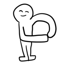 Alphabet formed by human(s) sticker #14256693