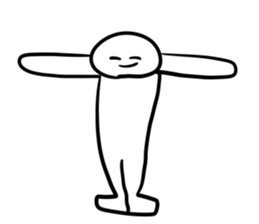 Alphabet formed by human(s) sticker #14256697