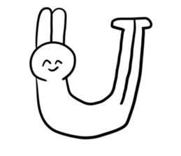 Alphabet formed by human(s) sticker #14256698