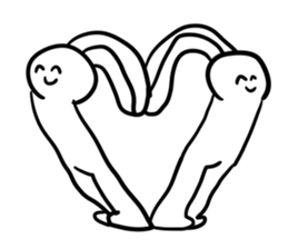 Alphabet formed by human(s) sticker #14256706