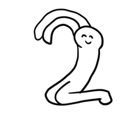 Alphabet formed by human(s) sticker #14256708