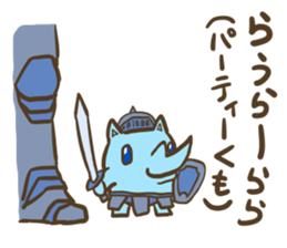 Rau of Tiny Rhinoceros sticker #14257976