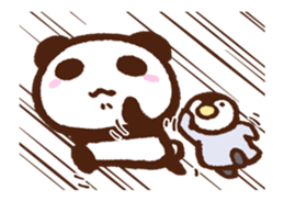 Moving panda sticker2 sticker #14258047