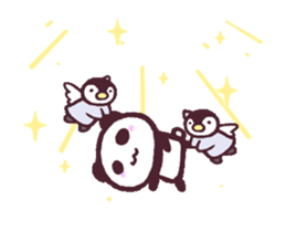 Moving panda sticker2 sticker #14258052