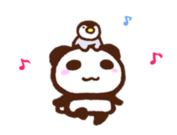 Moving panda sticker2 sticker #14258061