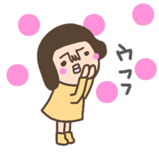not cute girl Sticker sticker #14258254