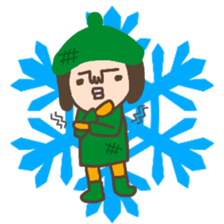 not cute girl Sticker sticker #14258268