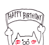 The cat which is a young girl? sticker #14258469