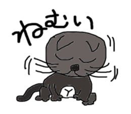 yomogi-cat2 regular-size sticker #14258689