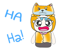 Hi!! My name is Shiba and dog.^^ sticker #14258845