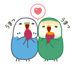 hatting Parakeet is Social good3 sticker #14259707