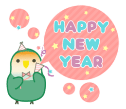 hatting Parakeet is Social good3 sticker #14259724