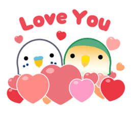 hatting Parakeet is Social good3 sticker #14259733