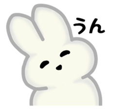 Plain rabbit of all sticker #14259840