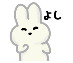Plain rabbit of all sticker #14259841
