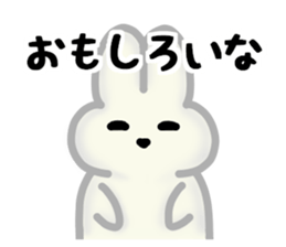 Plain rabbit of all sticker #14259855