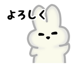 Plain rabbit of all sticker #14259858