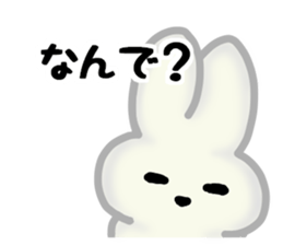 Plain rabbit of all sticker #14259863