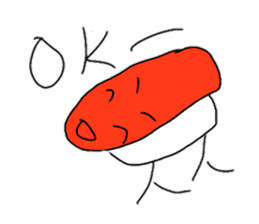 Japan sushi sticker #14260010