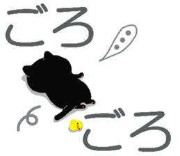 Large font size sticker & winter & cat sticker #14260866