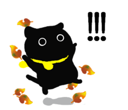 Large font size sticker & winter & cat sticker #14260872