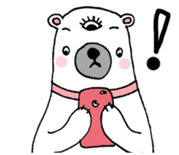 Bear Eye Girl sticker #14261511