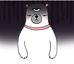 Bear Eye Girl sticker #14261521