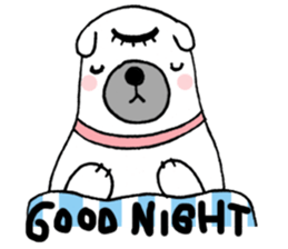 Bear Eye Girl sticker #14261528