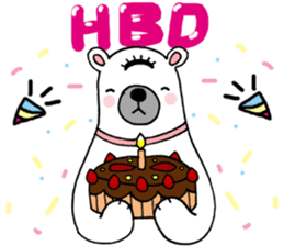 Bear Eye Girl sticker #14261529