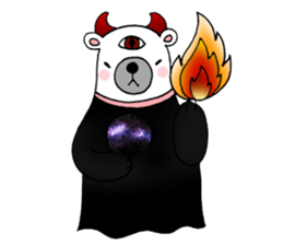 Bear Eye Girl sticker #14261534