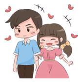 Funny Couple In Love sticker #14261816