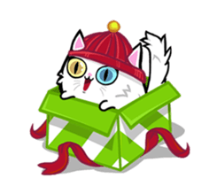Fancy Cats Christmas Holiday Special! sticker #14262761
