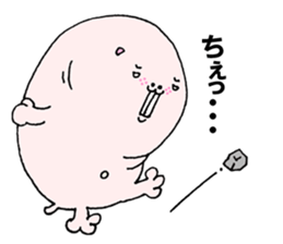 mom and son of naked mole rat by moguNacchu sticker #14262824