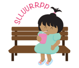 Yuyu The Little Girl sticker #14262876