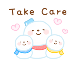 Snowman English sticker #14263089