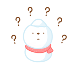 Snowman English sticker #14263098