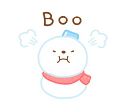 Snowman English sticker #14263100