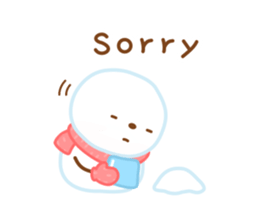 Snowman English sticker #14263101