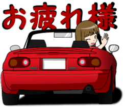 convertible Stickers sticker #14263404