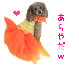 Real DOG Fashionable dog sticker #14263493