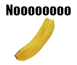 Moving Banana E sticker #14263513