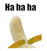 Moving Banana E sticker #14263532